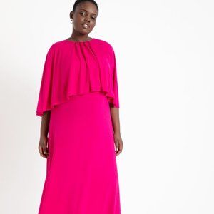 Cape Midi Dress - NWT